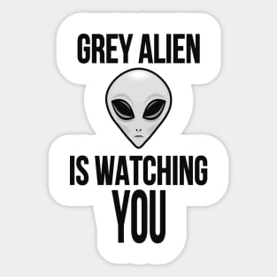 Grey alien Sticker